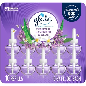 image:imageGlade PlugIns Refills Air Freshener Scented and Essential Oils for Home and Bathroom Apple Cinnamon 67 Fl Oz 10 CountLavender