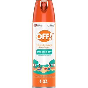image:imageOFF Family Care Mosquito amp Tick Repellent Aerosol Bug Spray Containing 15 DEET Smooth amp Dry Bug Spray 4 Oz Pack of 24 Ounce Pack of 1