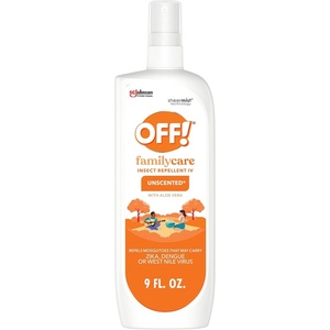 image:imageOFF Family Care Mosquito amp Tick Repellent Spritz Bug Spray Containing 7 DEET Unscented with Aloe Vera 9 Oz