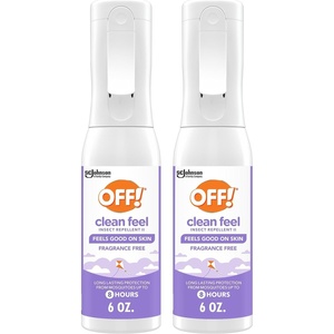 image:imageOff Clean Feel Insect Repellent Misting Spray FragranceFree Picaridin Bug Spray for Lasting DEETFree Protection from Mosquitoes and Ticks 6 oz Pack of 26 Fl Oz Pack of 2