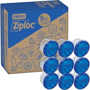 image:imageZiploc Twist n Loc Food Storage Meal Prep Containers Variety Pack 9 Count2 Cup 9 Pack