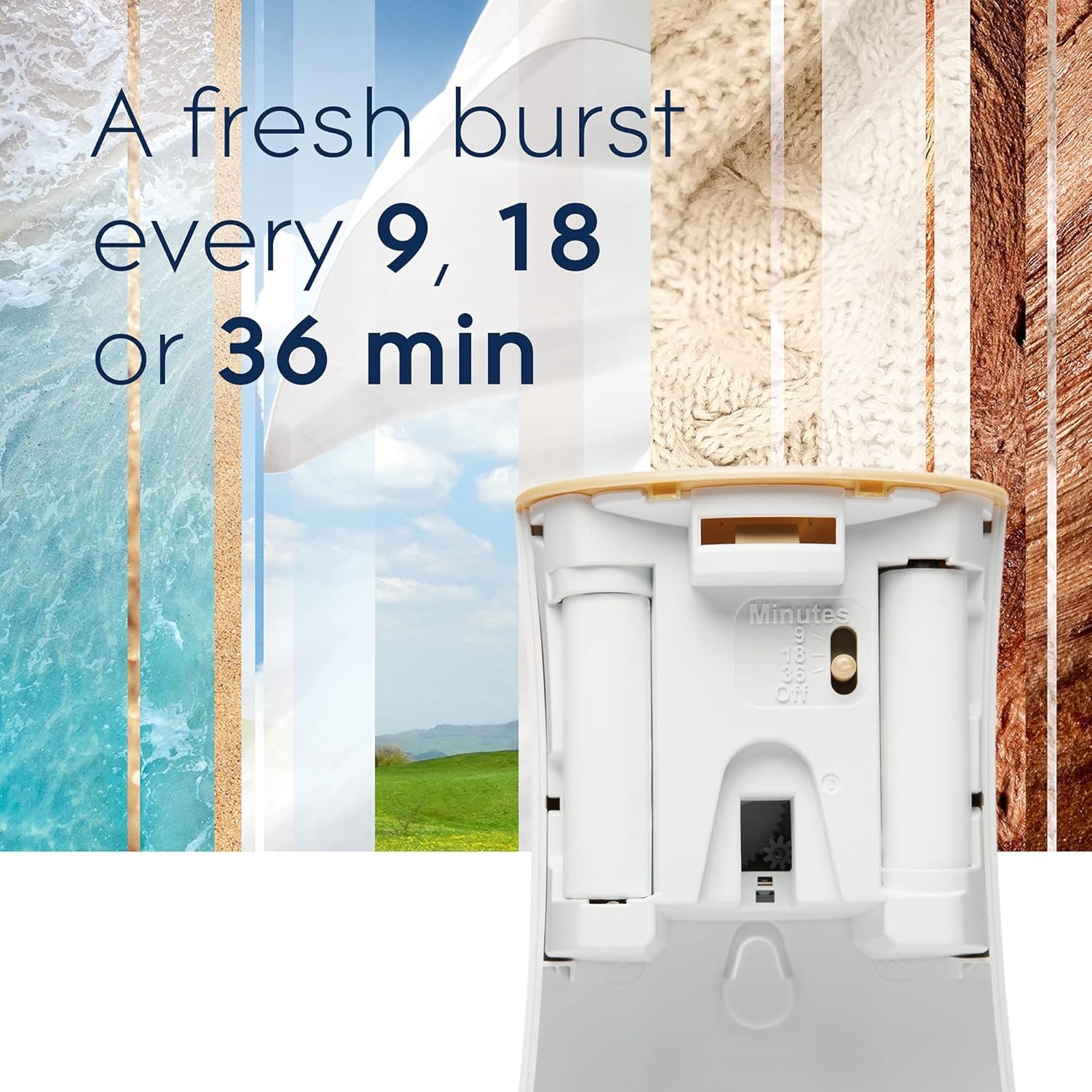 image:imageGlade Automatic Air Freshener Spray Holder For Home and Bathroom 1 Count