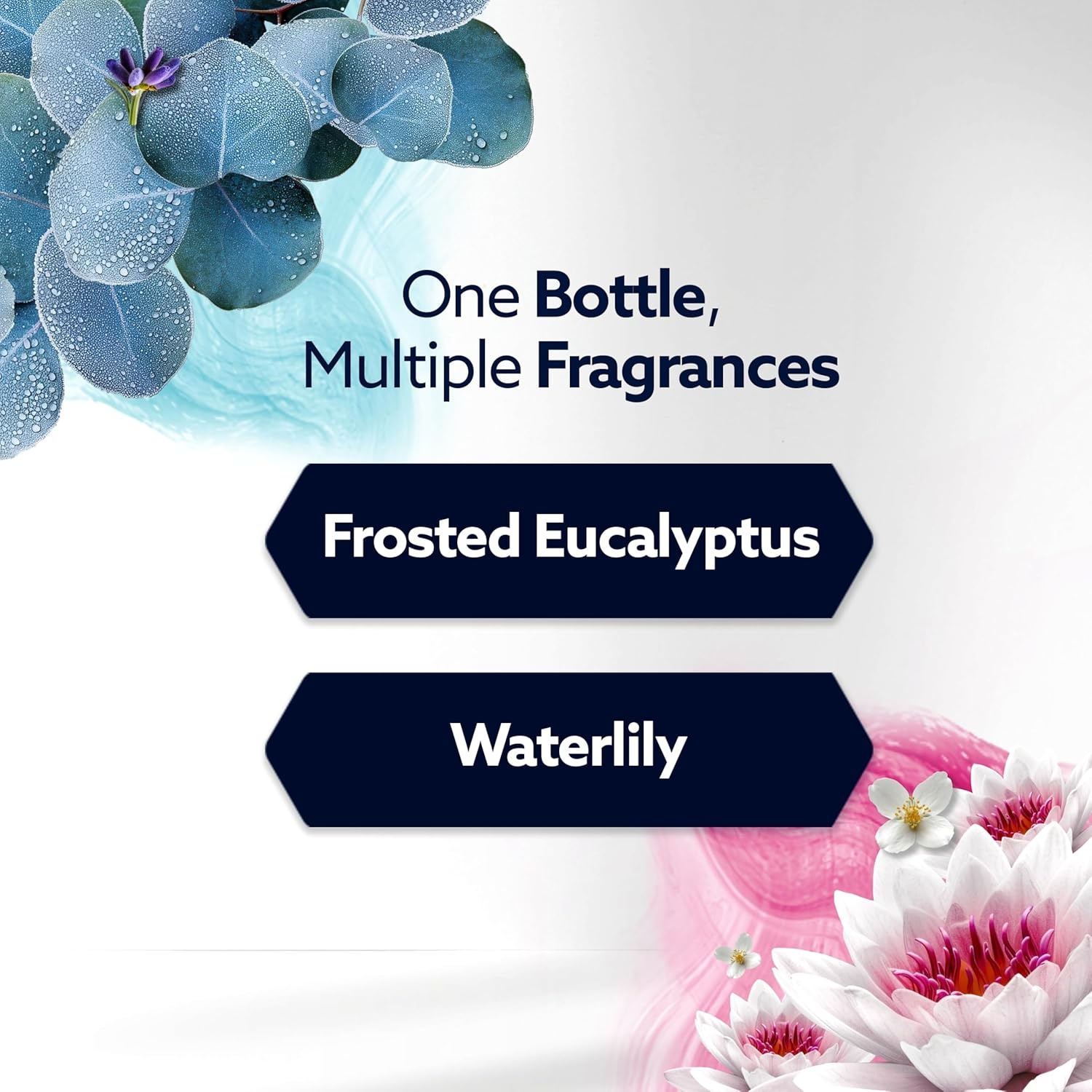 image:imageGlade PlugIns Refills with CustomScent Technology Eucalyptus amp Waterlily 5 RefillsEucalyptus Waterlily