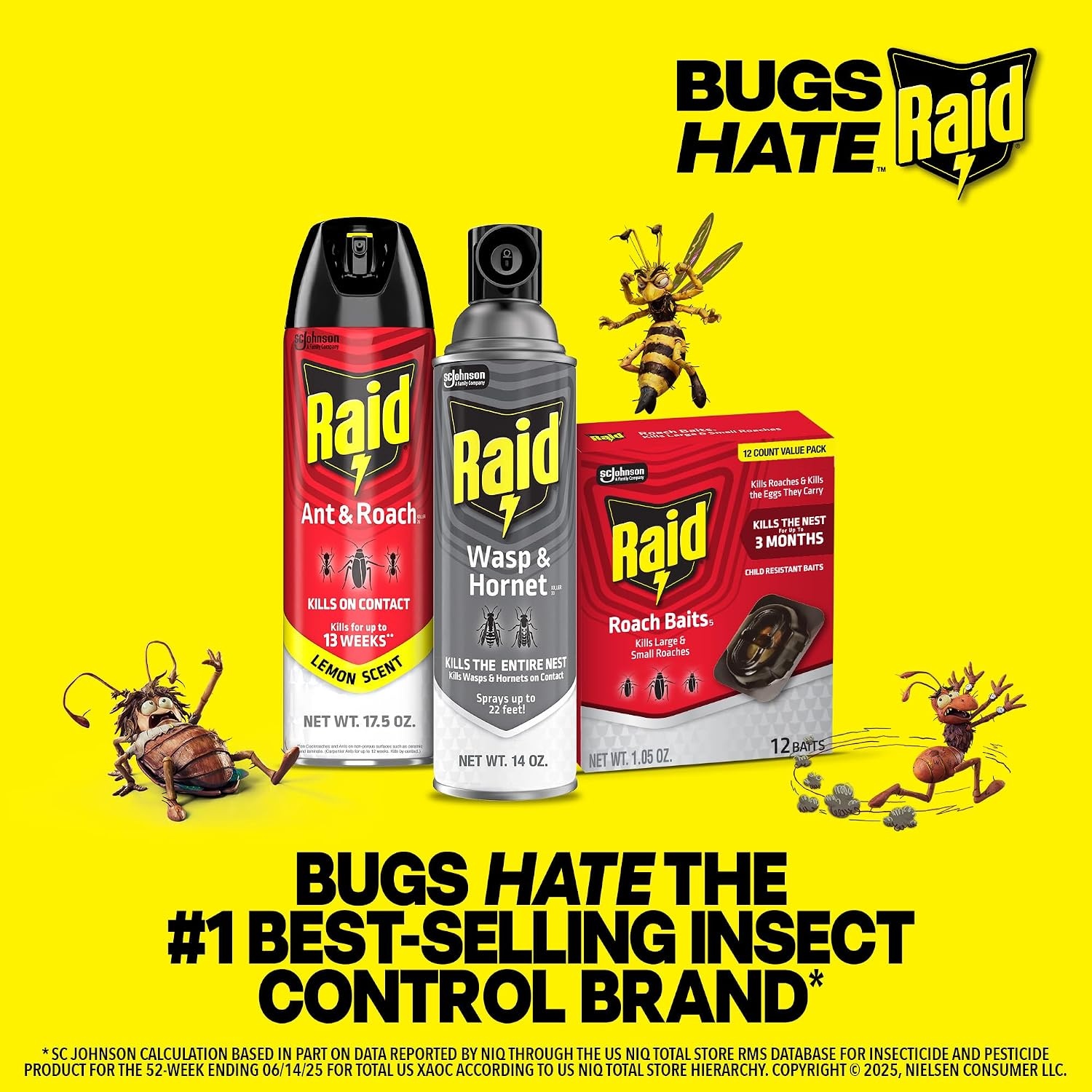 image:imageRaid Large Roach Baits Child Resistant For Indoor Use Kills Roaches for 3 Months 12 Count