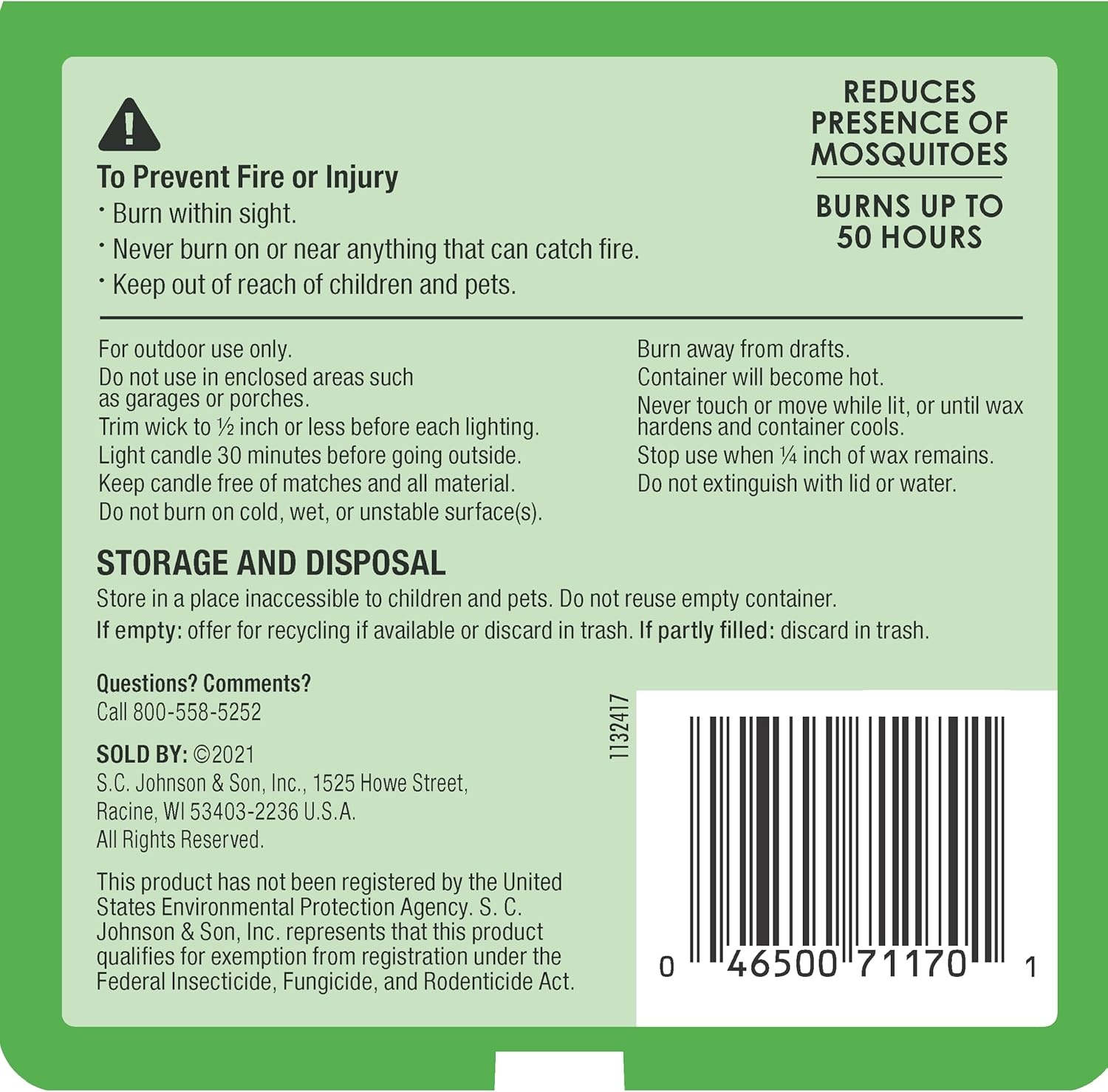 image:imageSC Johnson Off 3 Wick Citronella Bucket 23 oz Pack of 1