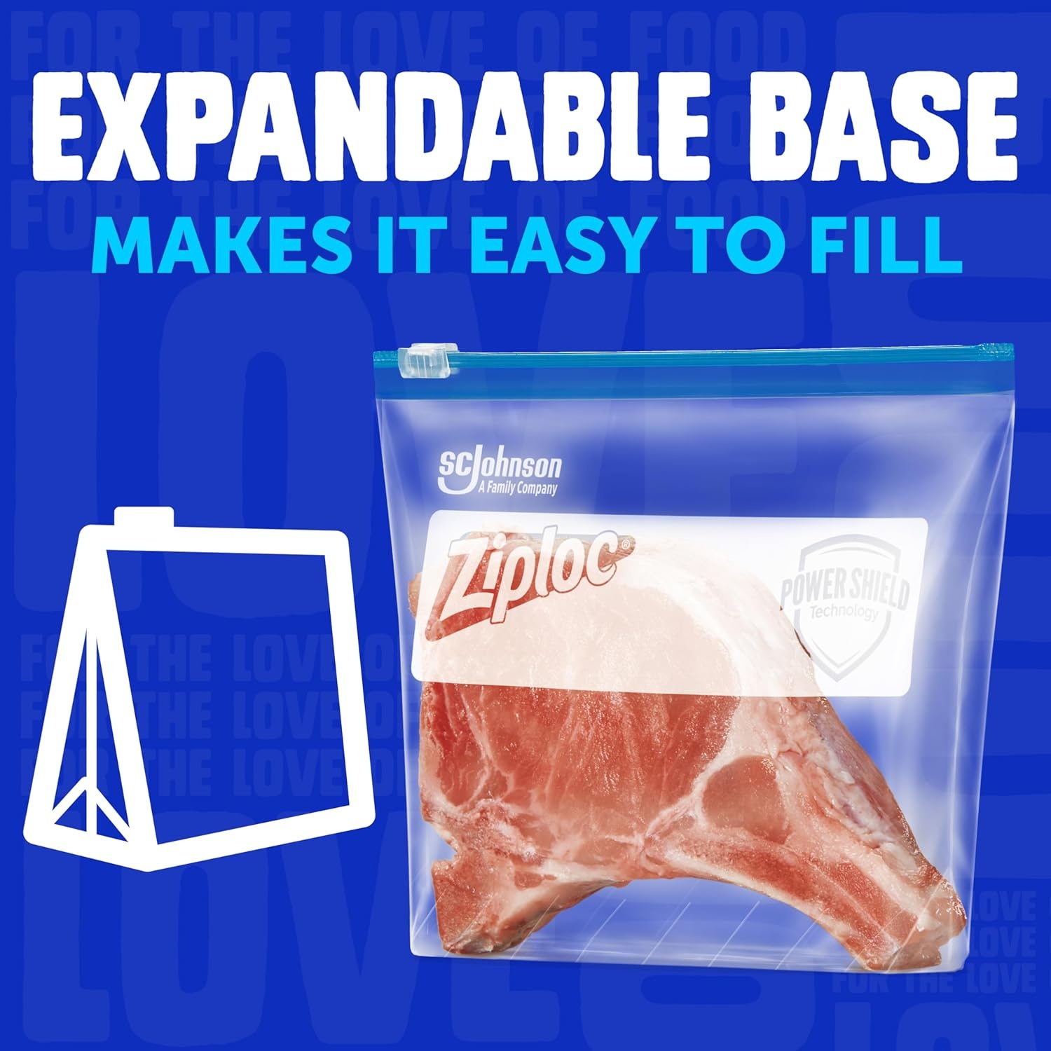 image:imageZiploc Food Storage Gallon Freezer Slider Bags Durable 72 Count13 Count