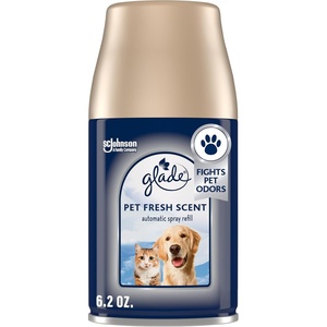 image:imageGlade Automatic Spray Refill Starter Kit Pet Fresh Scent Scented Air Freshener for Home and Bathroom 62 Oz 1 Holder  1 Refill62 Ounce Pack of 1