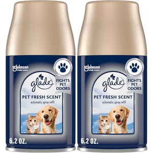 image:imageGlade Automatic Spray Refill Starter Kit Pet Fresh Scent Scented Air Freshener for Home and Bathroom 62 Oz 1 Holder  1 Refill62 Ounce Pack of 2