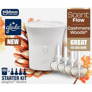 image:imageGlade Scent Flow PlugIns Air Freshener Cashmere Woods 1 Device  4 Refills 261 fl ozCashmere Woods
