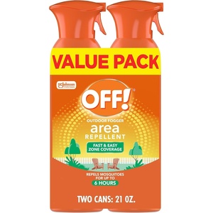 image:imageOFF Area Insect amp Mosquito Repellent Keeps Bugs 6ft Away for up to 6 Hours 85 oz105 Ounce Pack of 2