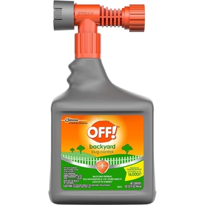 image:imageOFF Backyard Bug Control Pretreat 32 oz Outdoor Bug Treatment Covers up to 16000 sq ft Kills for up to 8 Weeks With a Convenient Hose Connection32 Fl Oz Pack of 5