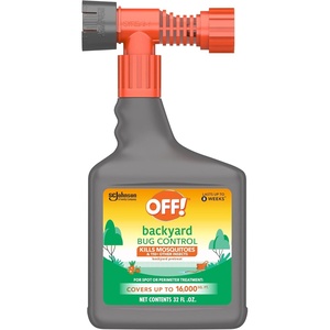 image:imageOFF Backyard Bug Control Pretreat 32 oz Outdoor Bug Treatment Covers up to 16000 sq ft Kills for up to 8 Weeks With a Convenient Hose Connection32 Ounce Pack of 1