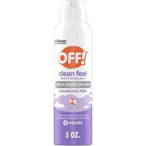 image:imageOFF Clean Feel Insect Repellent Aerosol with 20 Picaridin  LongLasting DEETFree Protection from Mosquitoes FragranceFree Pest Control For Ticks amp Flies Camping Bug Spray  5 oz  insectrepellants5 Fl Oz Pack of 1
