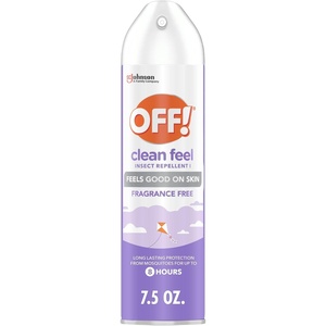 image:imageOFF Clean Feel Insect Repellent Aerosol with 20 Picaridin  LongLasting DEETFree Protection from Mosquitoes FragranceFree Pest Control For Ticks amp Flies Camping Bug Spray  75 oz75 Ounce Pack of 1