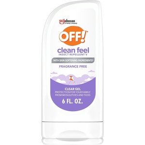 image:imageOFF Clean Feel Insect Repellent Clear Gel with 20 Picaridin  DEETFree Protection from Mosquitoes amp Ticks OdorFree Pest Control For Camping  6 oz6 Fl Oz Pack of 1