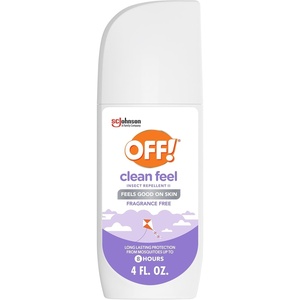 image:imageOFF Clean Feel Insect Repellent Spritz with 20 Picaridin Bug Spray with Long Lasting DEETFree Protection from Mosquitoes and Ticks Feels Good on Skin 4 oz  insectrepellants4 Fl Oz Pack of 1