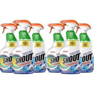 image:imageSHOUT Advanced Laundry Stain Remover Gel for Clothes Laundry Breaks Down Stubborn Driedin and Tough Stains 22oz Spray Pack of 3 Packaging May Vary22 Fl Oz Pack of 6