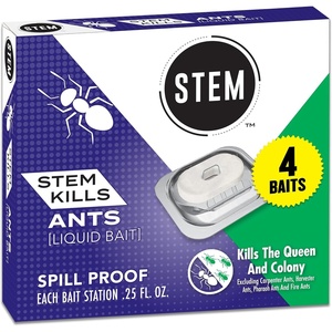 image:imageSTEM Liquid Ant Baits Kills The Queen and Colony for Indoor Use 8 Spill Proof Bait Stations4 Count